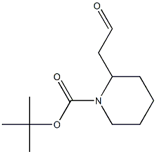 tert-butyl 2-(formylmethyl)piperidine-1-carboxylate Structure