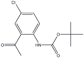 tert-butyl 2-acetyl-4-chlorophenylcarbamate Structure