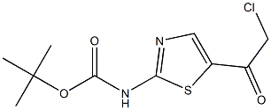 tert-butyl 5-(2-chloroacetyl)thiazol-2-ylcarbamate Structure