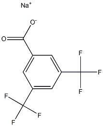 Sodium 3,5-bis(trifluoromethyl)benzoate 10% solution 구조식 이미지