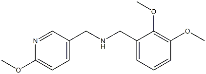 [(2,3-dimethoxyphenyl)methyl][(6-methoxypyridin-3-yl)methyl]amine Structure