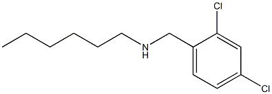 [(2,4-dichlorophenyl)methyl](hexyl)amine Structure