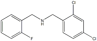 [(2,4-dichlorophenyl)methyl][(2-fluorophenyl)methyl]amine Structure