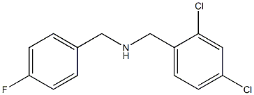 [(2,4-dichlorophenyl)methyl][(4-fluorophenyl)methyl]amine Structure