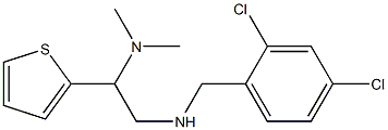 [(2,4-dichlorophenyl)methyl][2-(dimethylamino)-2-(thiophen-2-yl)ethyl]amine 구조식 이미지