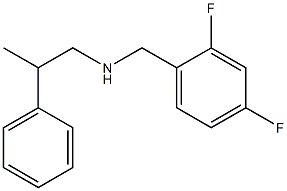 [(2,4-difluorophenyl)methyl](2-phenylpropyl)amine 구조식 이미지