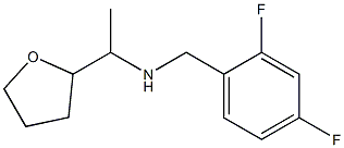 [(2,4-difluorophenyl)methyl][1-(oxolan-2-yl)ethyl]amine 구조식 이미지