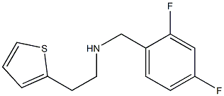 [(2,4-difluorophenyl)methyl][2-(thiophen-2-yl)ethyl]amine Structure