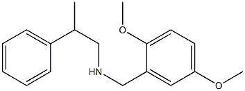 [(2,5-dimethoxyphenyl)methyl](2-phenylpropyl)amine Structure