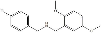 [(2,5-dimethoxyphenyl)methyl][(4-fluorophenyl)methyl]amine Structure