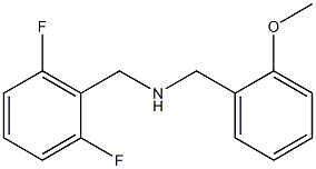 [(2,6-difluorophenyl)methyl][(2-methoxyphenyl)methyl]amine 구조식 이미지