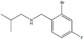 [(2-bromo-4-fluorophenyl)methyl](2-methylpropyl)amine Structure