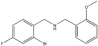 [(2-bromo-4-fluorophenyl)methyl][(2-methoxyphenyl)methyl]amine 구조식 이미지