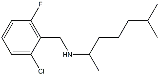 [(2-chloro-6-fluorophenyl)methyl](6-methylheptan-2-yl)amine 구조식 이미지