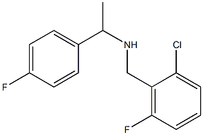 [(2-chloro-6-fluorophenyl)methyl][1-(4-fluorophenyl)ethyl]amine 구조식 이미지