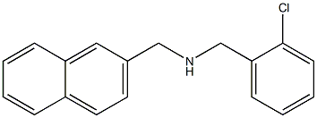[(2-chlorophenyl)methyl](naphthalen-2-ylmethyl)amine 구조식 이미지