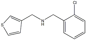 [(2-chlorophenyl)methyl](thiophen-3-ylmethyl)amine Structure