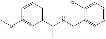 [(2-chlorophenyl)methyl][1-(3-methoxyphenyl)ethyl]amine 구조식 이미지