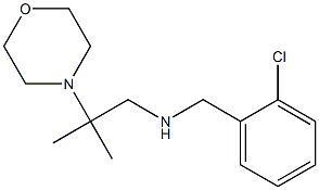 [(2-chlorophenyl)methyl][2-methyl-2-(morpholin-4-yl)propyl]amine Structure