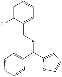 [(2-chlorophenyl)methyl][furan-2-yl(phenyl)methyl]amine 구조식 이미지