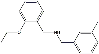 [(2-ethoxyphenyl)methyl][(3-methylphenyl)methyl]amine Structure