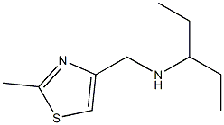 [(2-methyl-1,3-thiazol-4-yl)methyl](pentan-3-yl)amine Structure