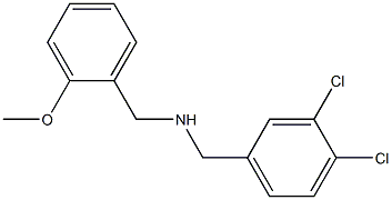 [(3,4-dichlorophenyl)methyl][(2-methoxyphenyl)methyl]amine 구조식 이미지