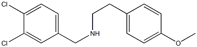 [(3,4-dichlorophenyl)methyl][2-(4-methoxyphenyl)ethyl]amine Structure