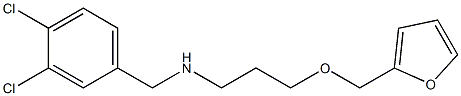 [(3,4-dichlorophenyl)methyl][3-(furan-2-ylmethoxy)propyl]amine Structure