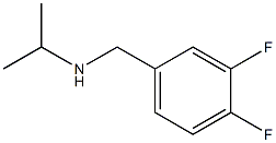 [(3,4-difluorophenyl)methyl](propan-2-yl)amine 구조식 이미지