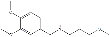 [(3,4-dimethoxyphenyl)methyl](3-methoxypropyl)amine Structure