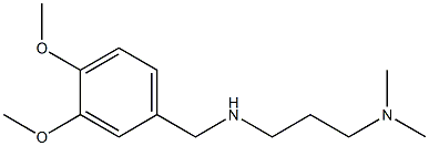 [(3,4-dimethoxyphenyl)methyl][3-(dimethylamino)propyl]amine Structure