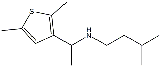 [1-(2,5-dimethylthiophen-3-yl)ethyl](3-methylbutyl)amine Structure