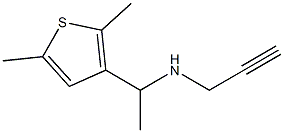 [1-(2,5-dimethylthiophen-3-yl)ethyl](prop-2-yn-1-yl)amine Structure