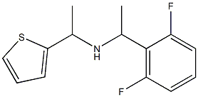 [1-(2,6-difluorophenyl)ethyl][1-(thiophen-2-yl)ethyl]amine Structure