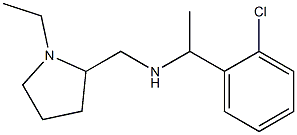 [1-(2-chlorophenyl)ethyl][(1-ethylpyrrolidin-2-yl)methyl]amine Structure