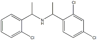 [1-(2-chlorophenyl)ethyl][1-(2,4-dichlorophenyl)ethyl]amine 구조식 이미지