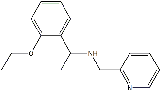 [1-(2-ethoxyphenyl)ethyl](pyridin-2-ylmethyl)amine 구조식 이미지