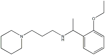 [1-(2-ethoxyphenyl)ethyl][3-(piperidin-1-yl)propyl]amine 구조식 이미지