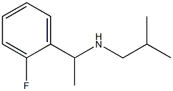 [1-(2-fluorophenyl)ethyl](2-methylpropyl)amine 구조식 이미지