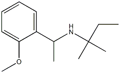 [1-(2-methoxyphenyl)ethyl](2-methylbutan-2-yl)amine 구조식 이미지