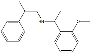 [1-(2-methoxyphenyl)ethyl](2-phenylpropyl)amine 구조식 이미지