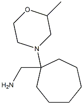 [1-(2-methylmorpholin-4-yl)cycloheptyl]methylamine Structure