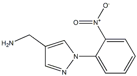 [1-(2-nitrophenyl)-1H-pyrazol-4-yl]methanamine Structure