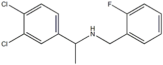 [1-(3,4-dichlorophenyl)ethyl][(2-fluorophenyl)methyl]amine 구조식 이미지