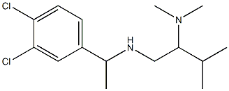 [1-(3,4-dichlorophenyl)ethyl][2-(dimethylamino)-3-methylbutyl]amine Structure