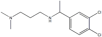 [1-(3,4-dichlorophenyl)ethyl][3-(dimethylamino)propyl]amine Structure