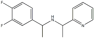 [1-(3,4-difluorophenyl)ethyl][1-(pyridin-2-yl)ethyl]amine Structure