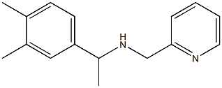 [1-(3,4-dimethylphenyl)ethyl](pyridin-2-ylmethyl)amine 구조식 이미지