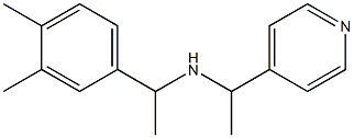 [1-(3,4-dimethylphenyl)ethyl][1-(pyridin-4-yl)ethyl]amine Structure